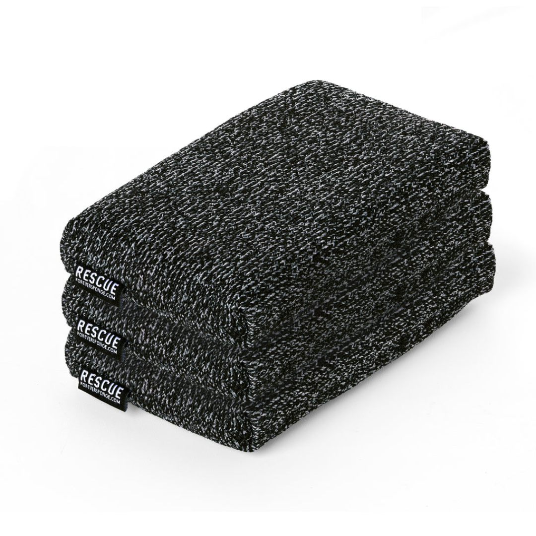 Black Forever Sponge - 3 Pack
