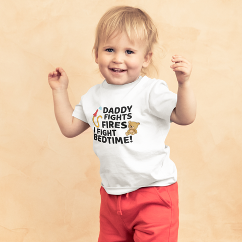 I Fight Bedtime Baby Tee