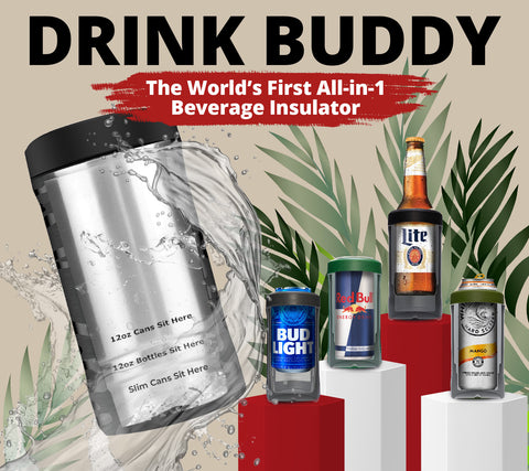 Universal Drink Buddy | Glitter White